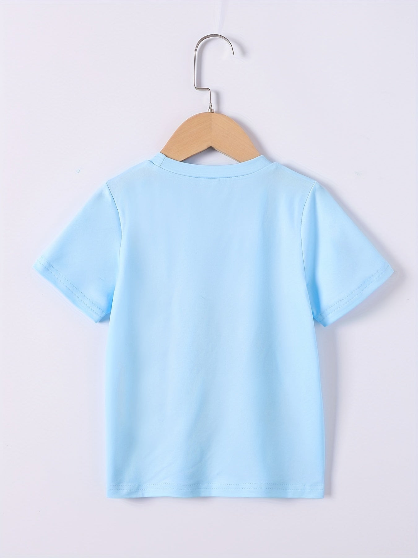 Boys Independence Day Car Print Boys Creative T-shirt, Casual Lightweight Comfy Short Sleeve Crew Neck Tee Tops, Kids Clothings For Summer