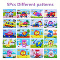 5pcs Kids Craft Gift: DIY 3D EVA Foam Sticker Puzzle for Early Learning & Educational Fun! Easter Gift Christmas, Halloween Gift