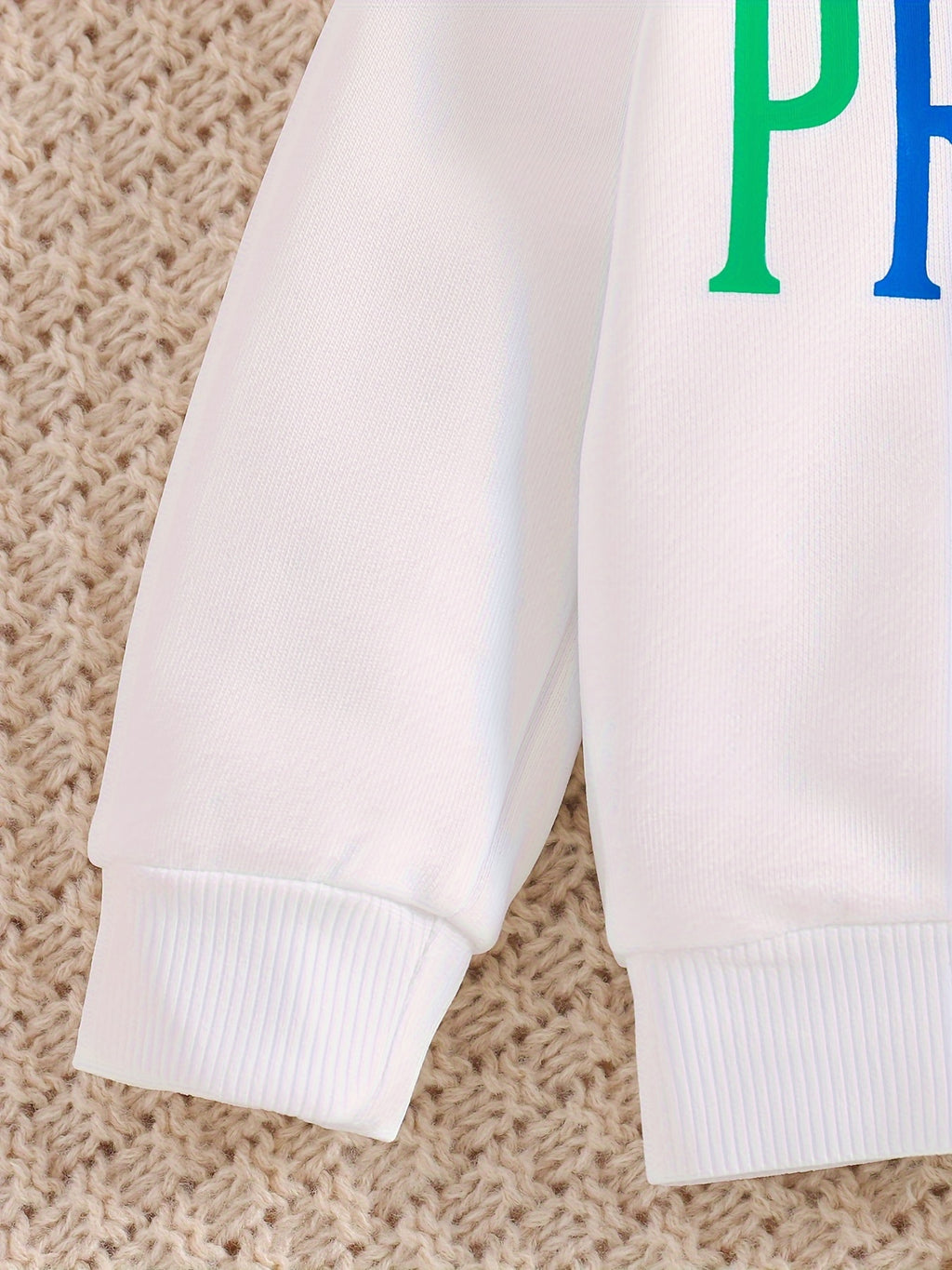 "VETEMENTS" Ensemble sweat à capuche et pantalon imprimé pour enfants, tenue décontractée