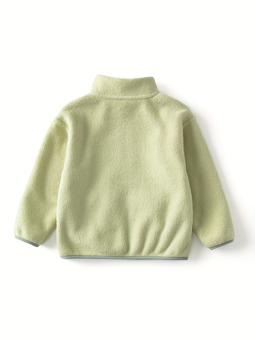 Cozy Kids' Polar Fleece Jacket - Soft, Warm, and Casual Stand Collar Design for Girls and Boys - Perfect for Fall and Winter Outdoor Play