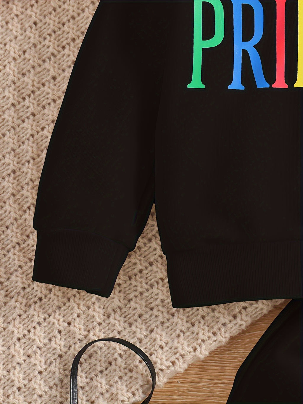 "VETEMENTS" Ensemble sweat à capuche et pantalon imprimé pour enfants, tenue décontractée