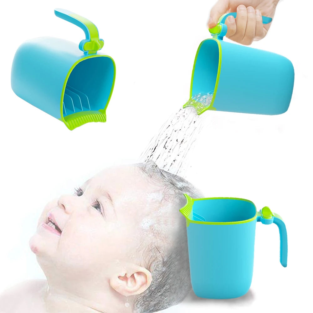 "ACCESSORY" Baby bath cup, newborn bath spoon, children's hair washing cup; Baby Bath Rinse Cup Newborn Baby Shower Spoons Child Washing Hair Cup for Bathing Kids Bath Tool