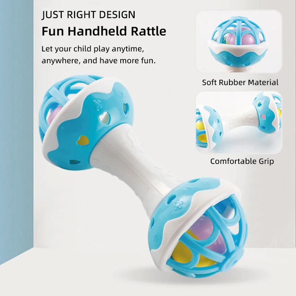 "JOUET"  hochet, jouet d'éveil sensoriel et de motricité fine, convient aux enfants de 3 à 12 mois.