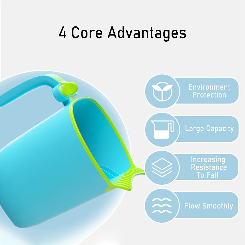 "ACCESSORY" Baby bath cup, newborn bath spoon, children's hair washing cup; Baby Bath Rinse Cup Newborn Baby Shower Spoons Child Washing Hair Cup for Bathing Kids Bath Tool