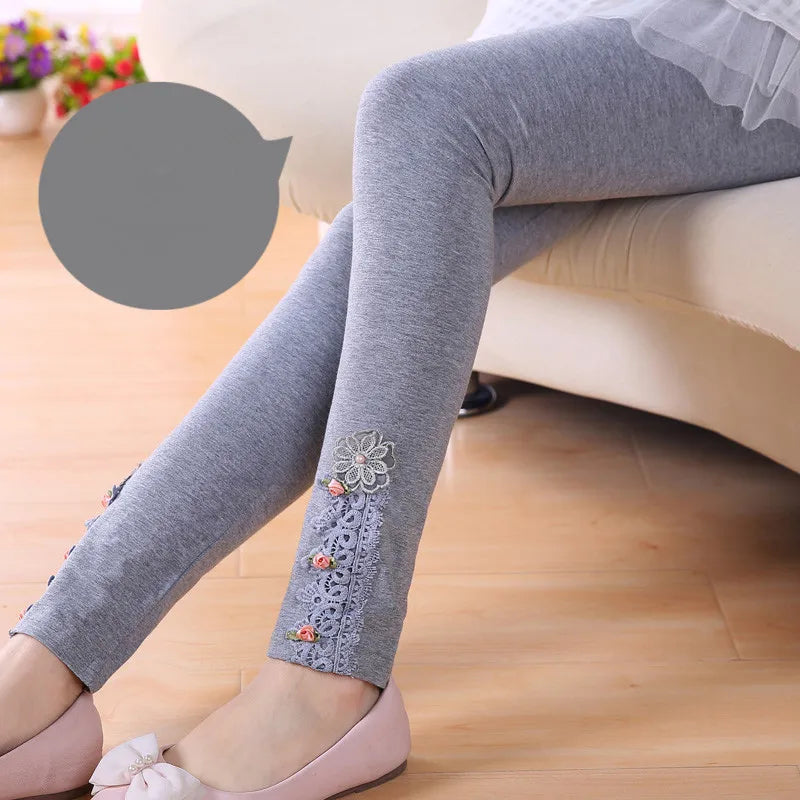 "VETEMENTS"  Leggings filles en coton  imprimés style mode