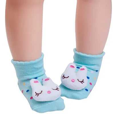 Newborn Socks 0-12month Baby Boy Sock for girls socks Infant Bebe Sock pantufa cotton anti-slip shoe