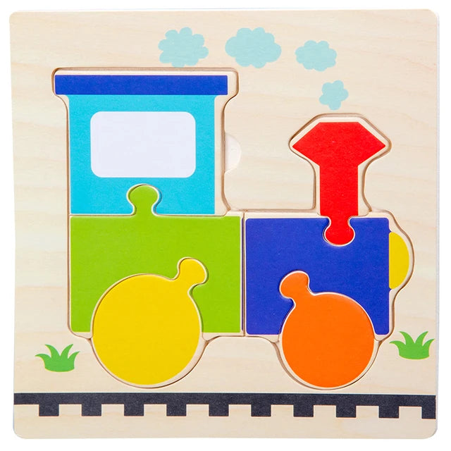 "JOUET" Jouets pour bébés : Puzzle 3D en bois, jeu éducatif pour enfants