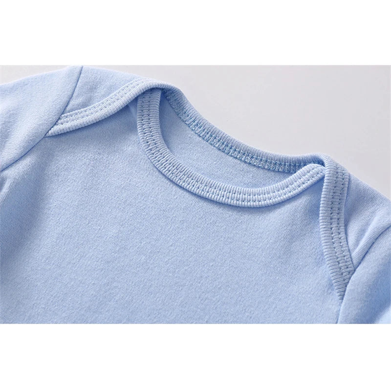 "COMBINAISON" Combinaison bébé unie garçon/fille à manches longues, 100 % coton, pour nouveau-né