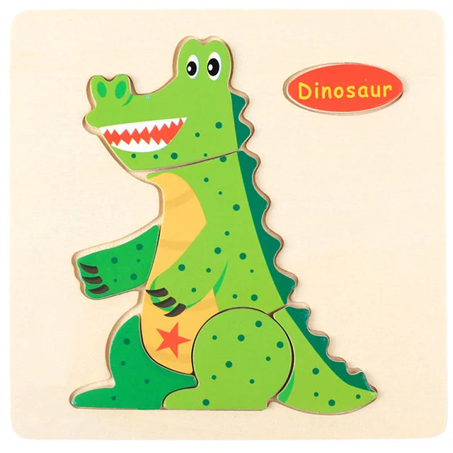 "JOUET" Jouets pour bébés : Puzzle 3D en bois, jeu éducatif pour enfants