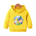 Ben and Holly Kingdom Cartoon Kids Hooded Hoodies Cute Girls Clothes Children Sweatshirts Autumn Baby Pullover Tops,KMT5038
