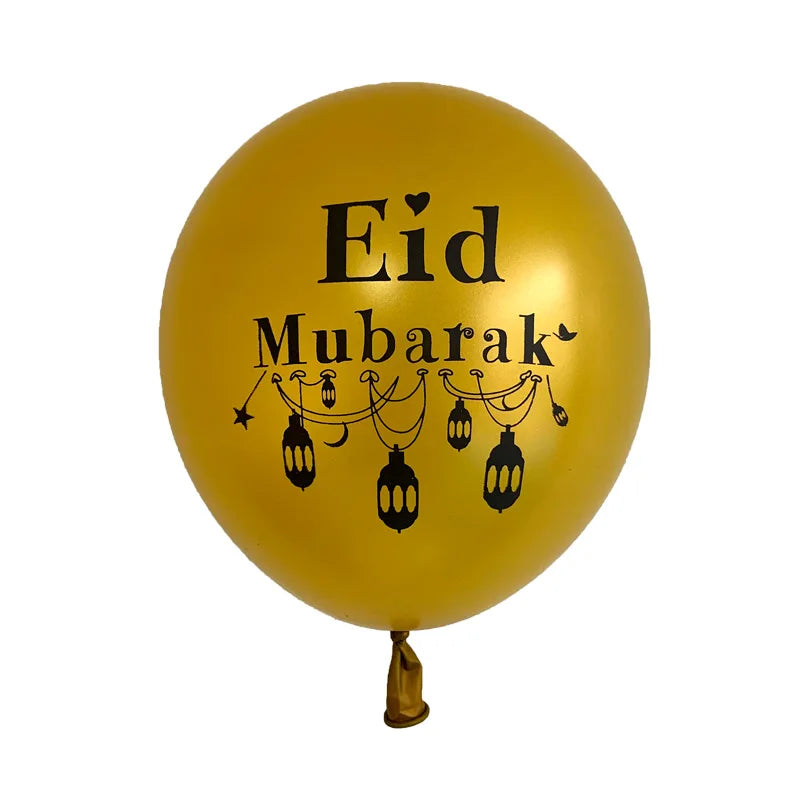"SPECIAL RAMADAN" 10 pièces Eid Mubarak ballons en Latex ballons Ramadan Kareem décoration Ramadan Mubarak musulman islamique Festival fête bricolage décorations