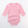 "COMBINAISON" Combinaison bébé unie garçon/fille à manches longues, 100 % coton, pour nouveau-né