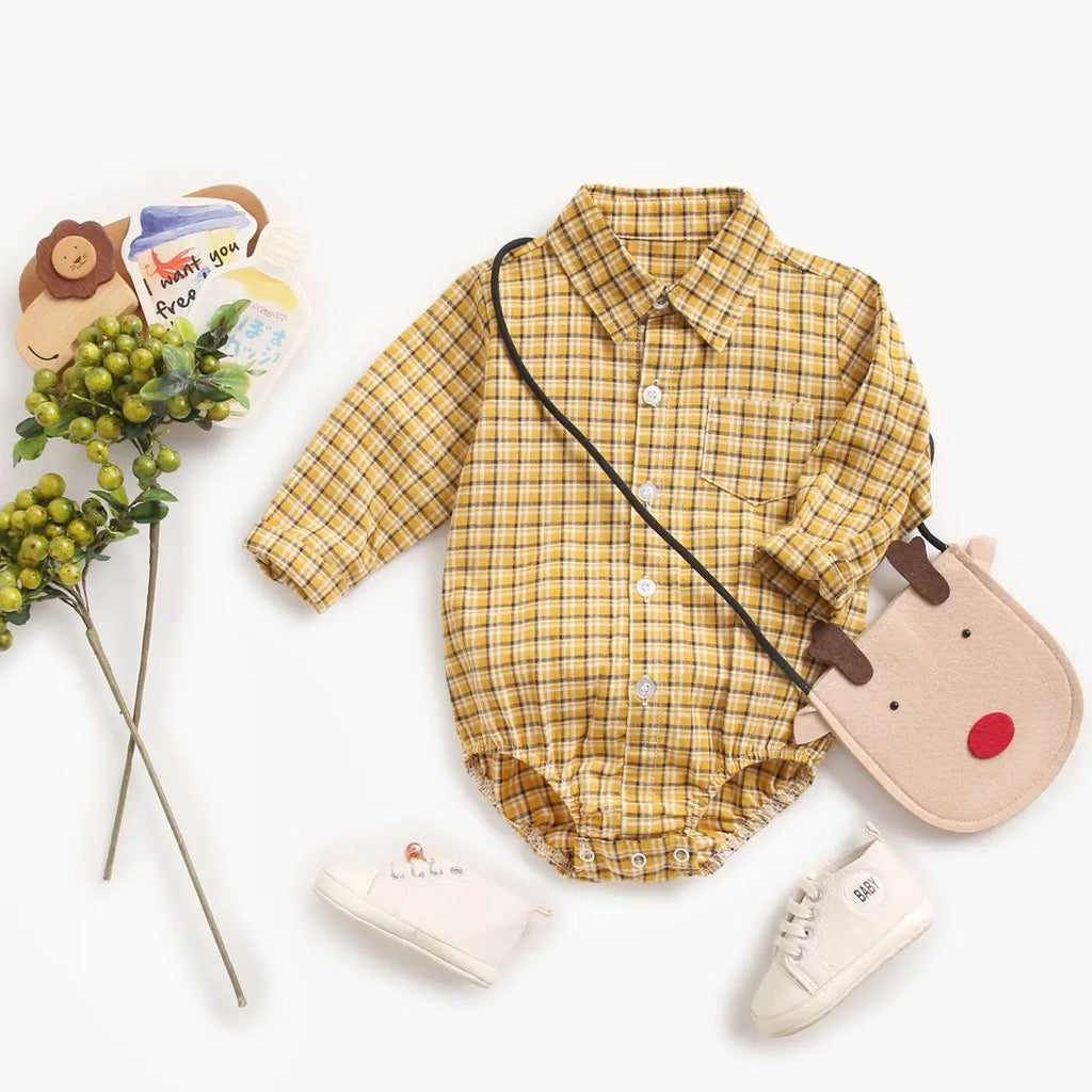 "VETEMENTS" Body coton pour bébé à manches longues, vêtements mode nouveau-né style garçon