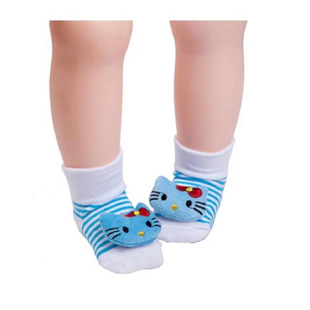Newborn Socks 0-12month Baby Boy Sock for girls socks Infant Bebe Sock pantufa cotton anti-slip shoe