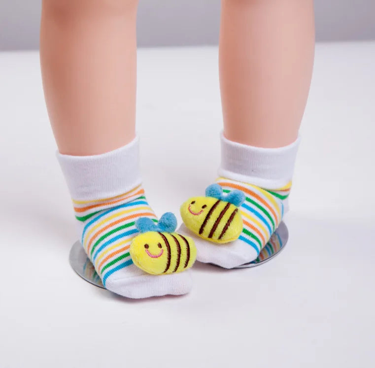 Newborn Socks 0-12month Baby Boy Sock for girls socks Infant Bebe Sock pantufa cotton anti-slip shoe