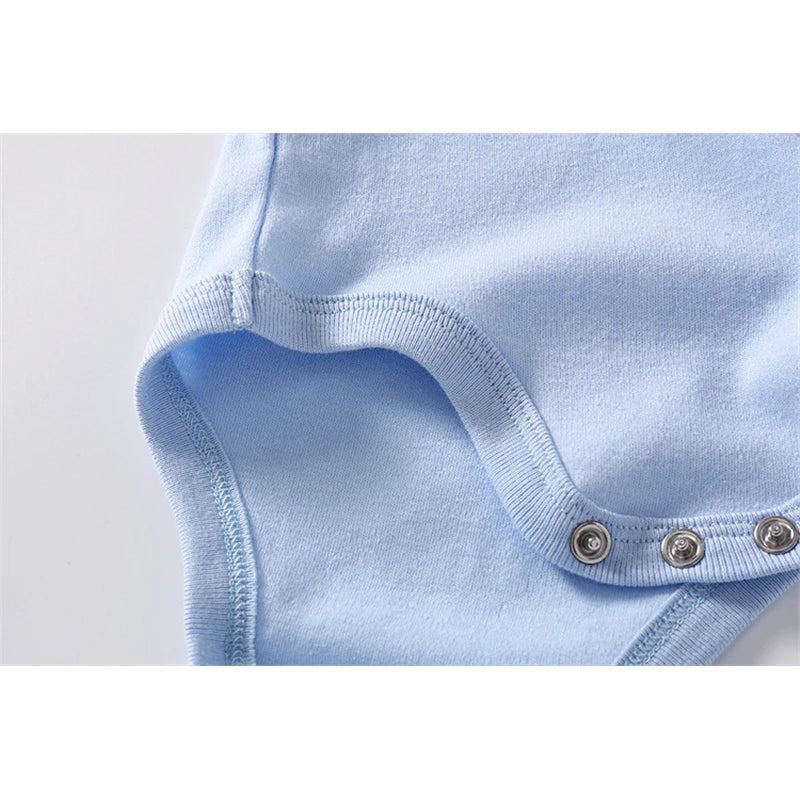 "COMBINAISON" Combinaison bébé unie garçon/fille à manches longues, 100 % coton, pour nouveau-né