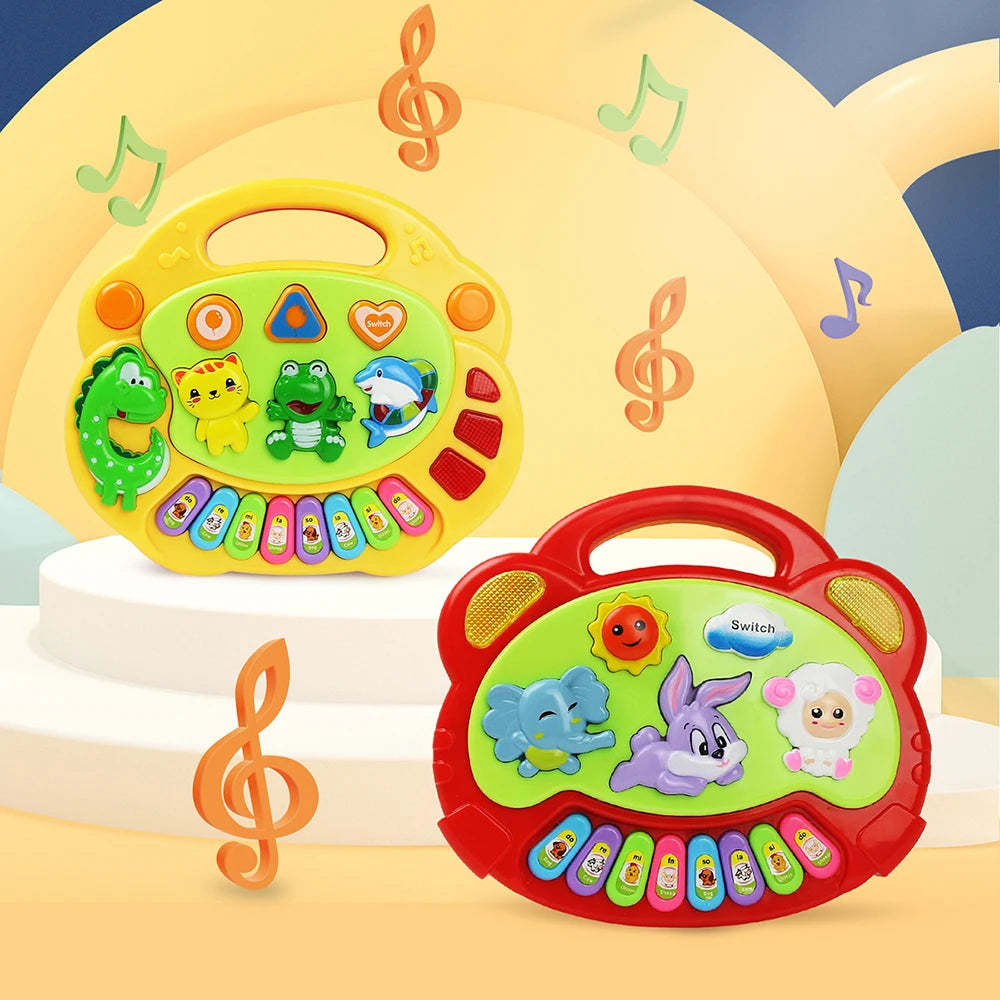 "JOUET" Jeu de piano éducatif pour enfants avec sons d'animaux, lumières clignotantes