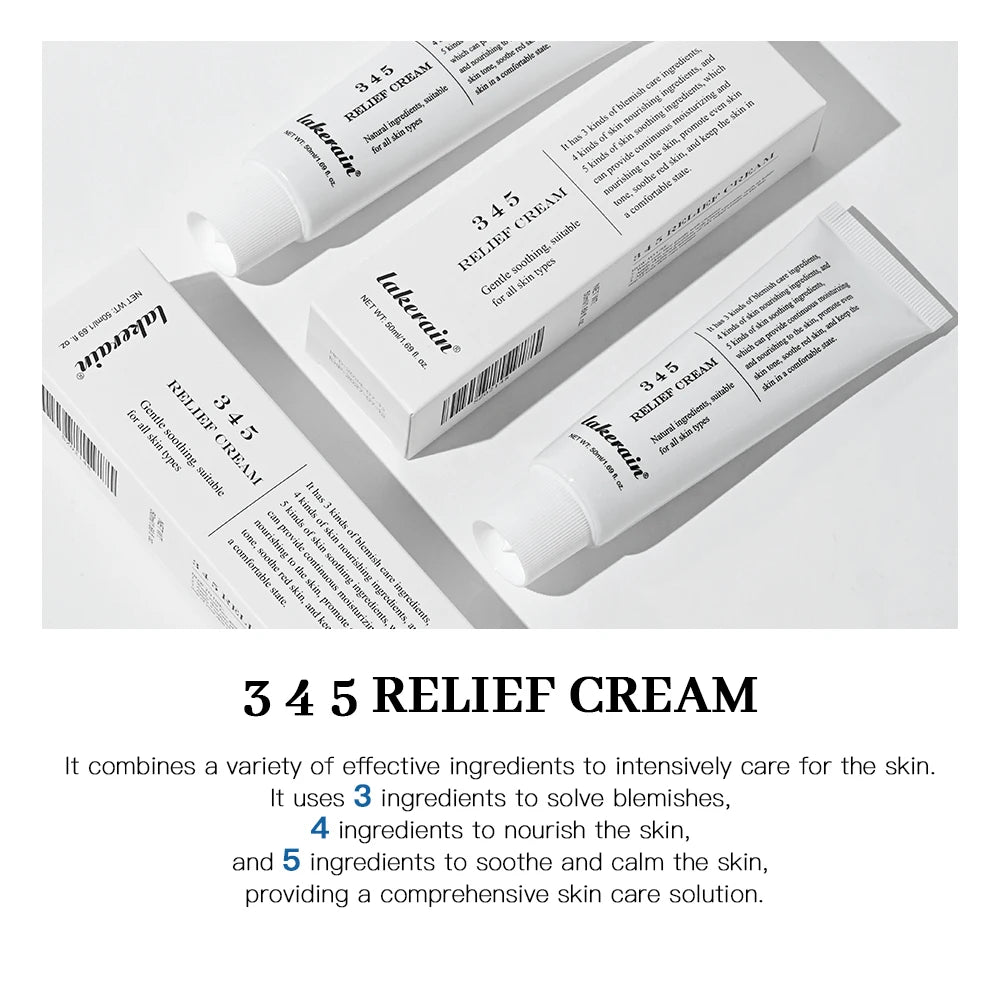 "SOIN" Crème anti-imperfections hydratante, nourrit la peau et fournit un soin apaisant