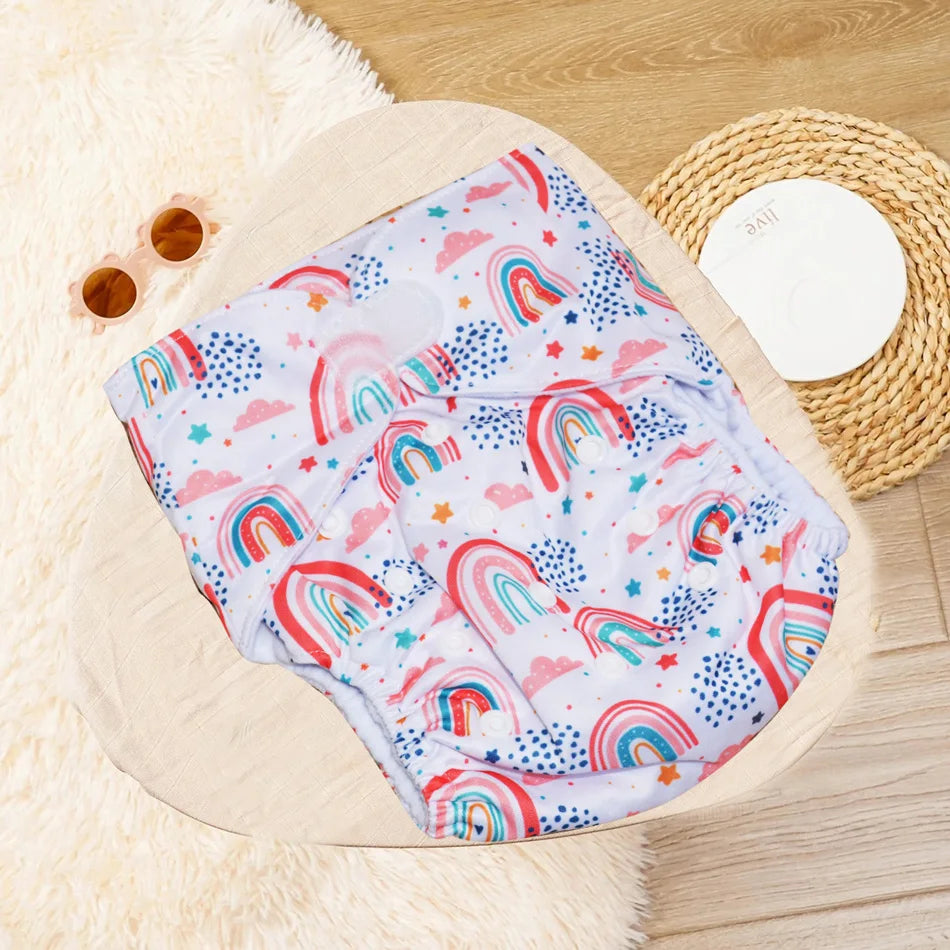 EezKoala Big  XL Ecological Cloth Diaper Washable  Adjustable Nappies Reusable  Cloth Diapers Cover Fit 2-5 Years Baby