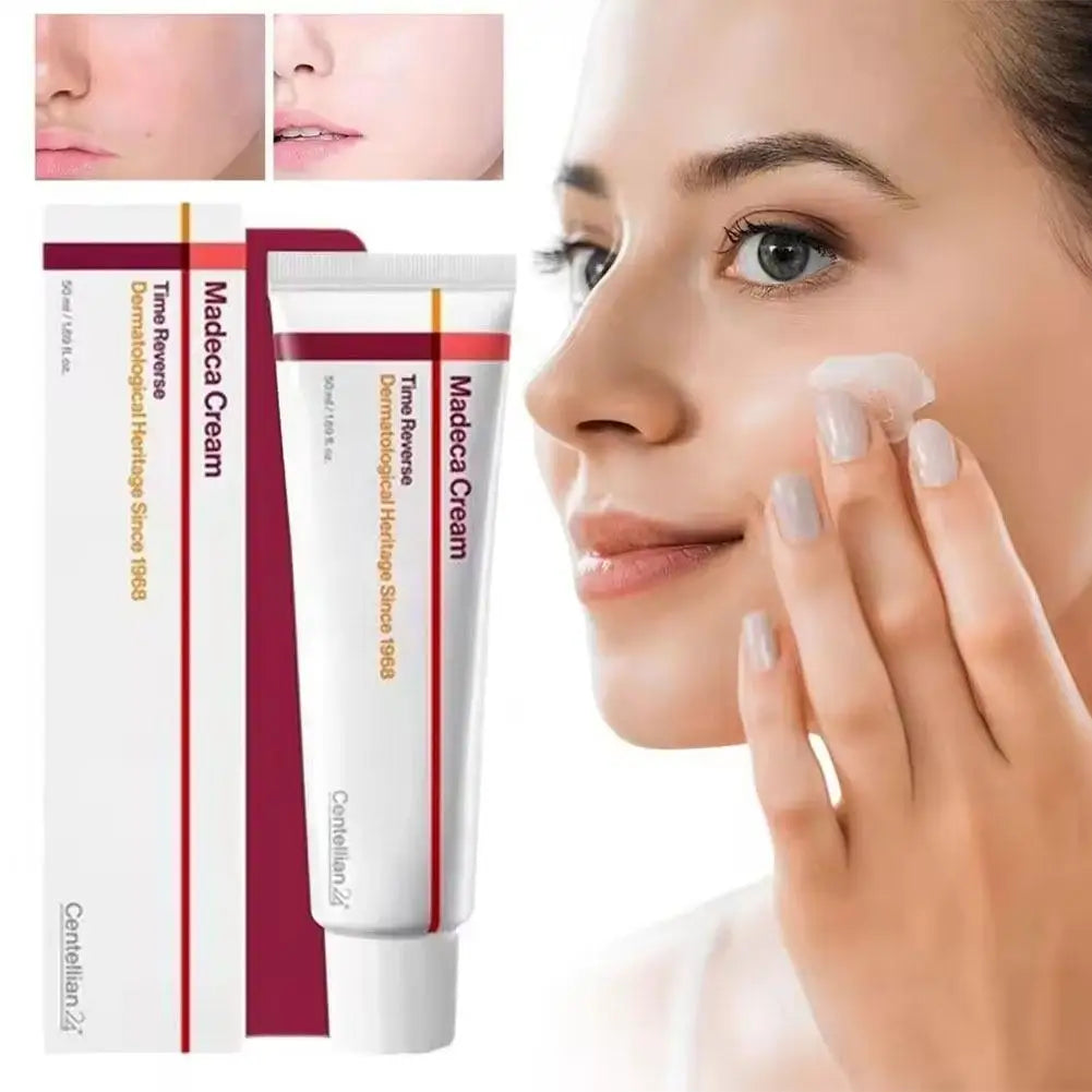 "SOIN" Crème nourrissante à absorption rapide Madeca Cream Time Reverse Advanced, hydrate, réduit les rides, anti-âge