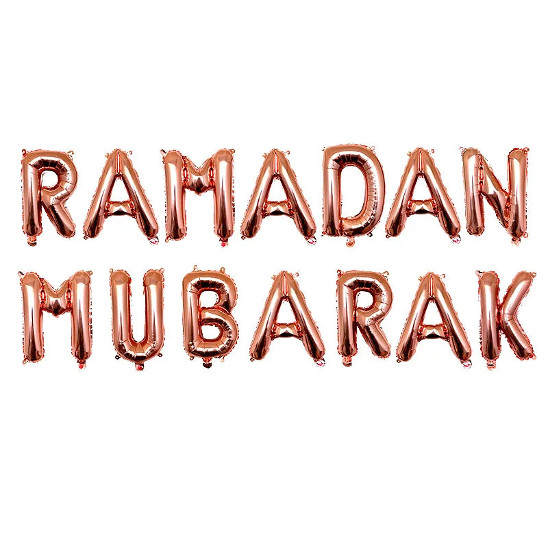 "SPECIAL RAMADAN" 1 ensemble de ballons lune étoile pour musulman EID Mubarak Festival maison bricolage décoration Ramadan Kareem enfants fête d'anniversaire Ballon Globos