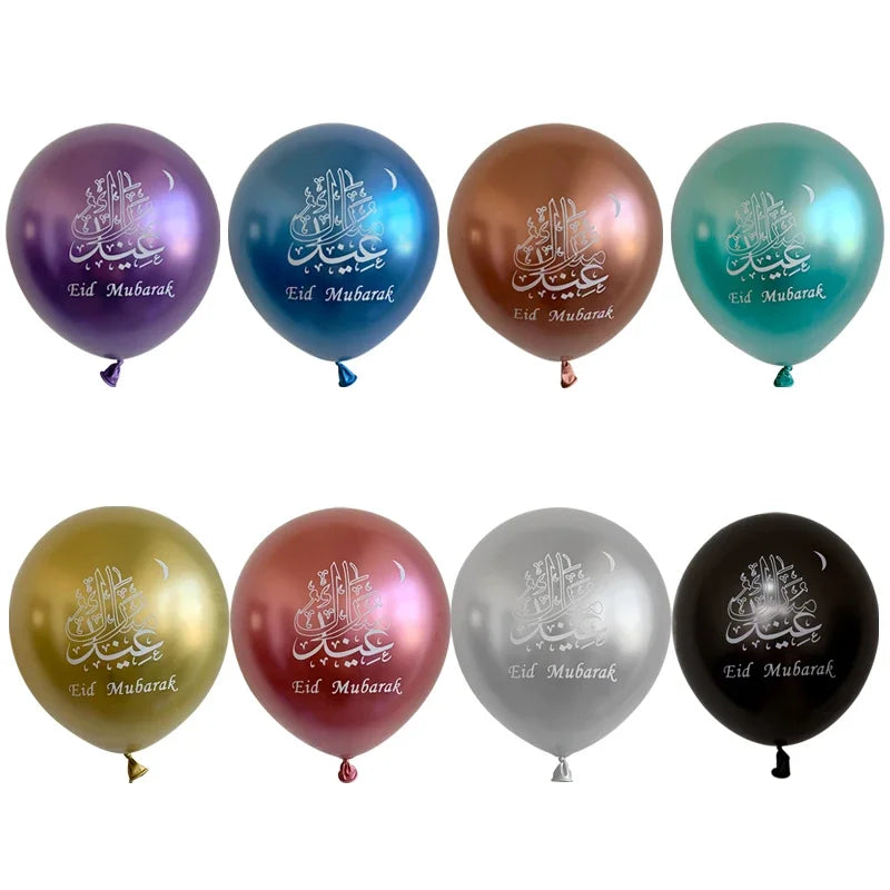 "SPECIAL RAMADAN" 10 pièces Eid Mubarak ballon en Latex Ramadan Kareem décoration Air Globos Ramadan Mubarak musulman islamique Festival fête fournitures 2024