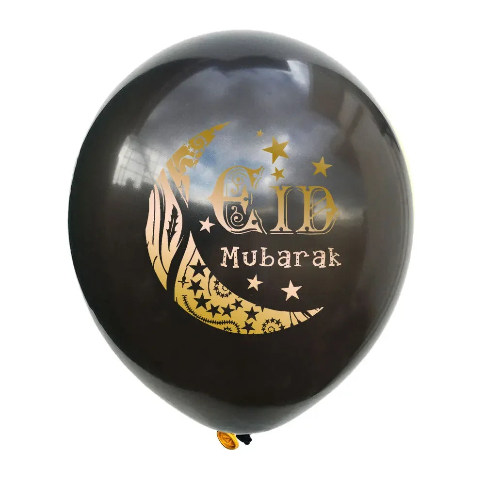 "SPECIAL RAMADAN" 10 pièces Eid Mubarak ballon en Latex Ramadan Kareem décoration Air Globos Ramadan Mubarak musulman islamique Festival fête fournitures 2024