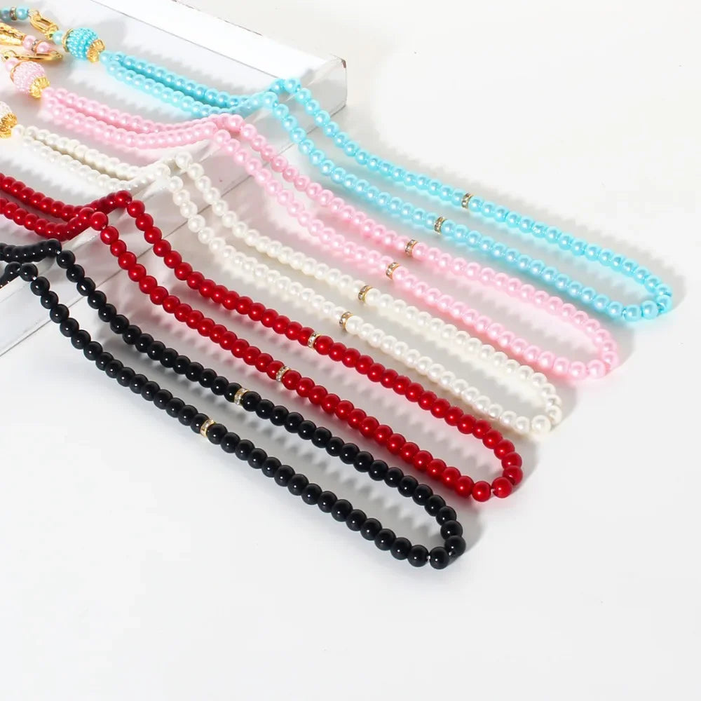 "SPECIAL RAMADAN" Beaded prayer bracelet with tassel pendant, prayer jewelry for Ramadan. Prayer Beads Beaded Bracelet with Tassel Pendant for Prayer Ornament Ramadan Jewelry Gift for Family Friends - 1 Piece