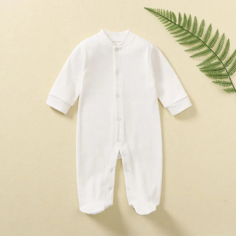 "COMBINAISON" Body en coton nouveau-né bébé, combishorts une pièce doux et uni