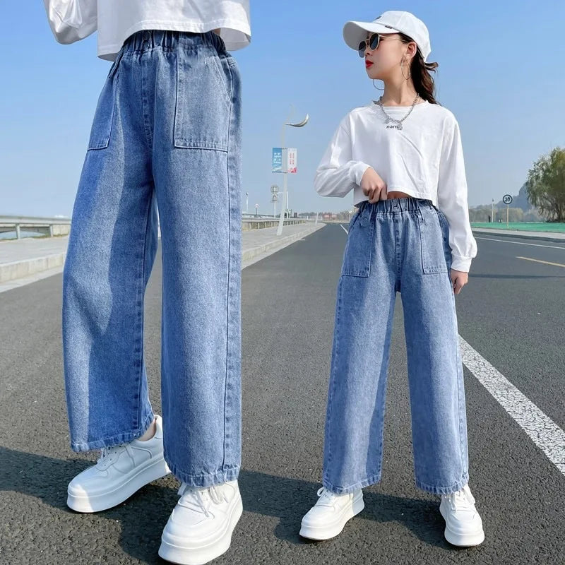 "VETEMENTS" Vêtements pour enfants, pantalons filles, jeans en Denim