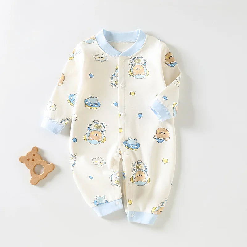 "VETEMENTS" Imprimés Mickey, combinaison confortable en coton pour bébé à manches longues
