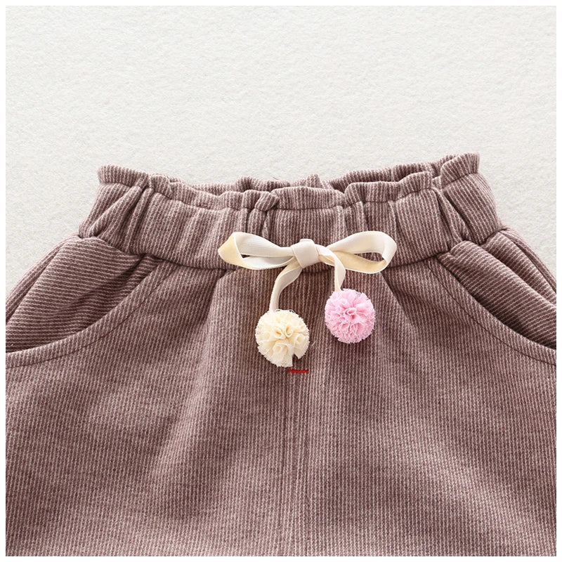 IENENS Baby Toddler Girls Full Pants Trousers Clothes Kids Children Girl Casual Clothing Spring Autumn Infant Cotton Bottoms