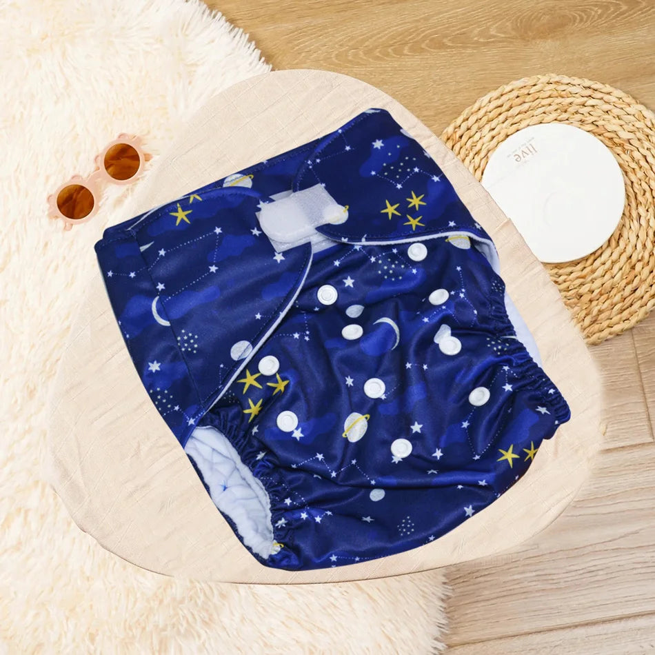 EezKoala Big  XL Ecological Cloth Diaper Washable  Adjustable Nappies Reusable  Cloth Diapers Cover Fit 2-5 Years Baby