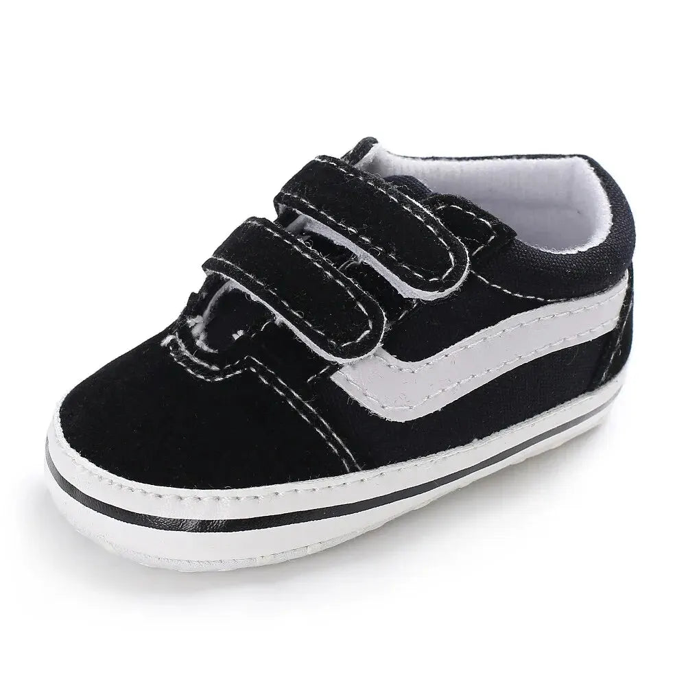 "CHAUSSURE" Baskets Classiques en Toile pour Bébé, mixte, décontractées, Souples, pour Premiers Pas