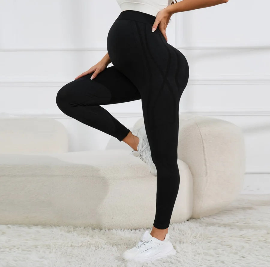 "VETEMENTS" Legging de maternité, pantalon de grossesse, vêtement actif, jambières d'exercices