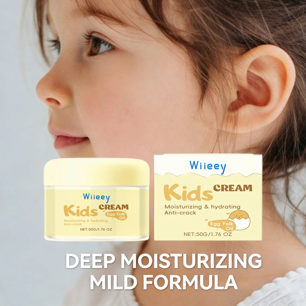 "SOIN" Crème Visage Anti-Gerçures pour Enfants Hydratation Profonde Nourrissante Renforce la Barrière Cutanée