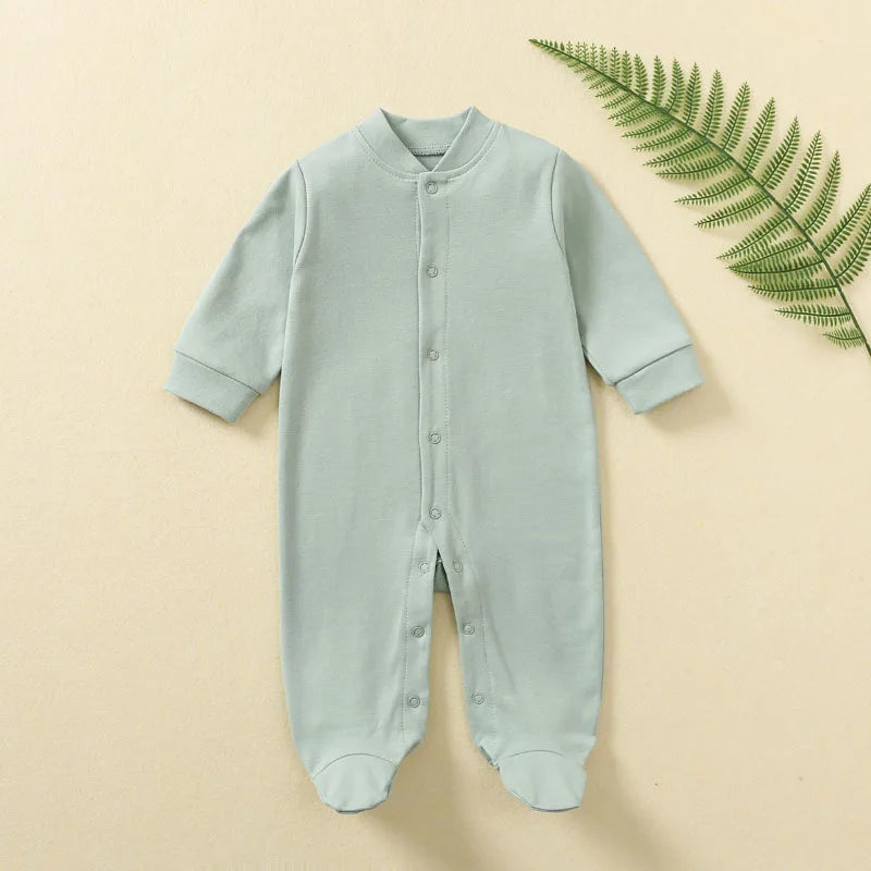 "COMBINAISON" Body en coton nouveau-né bébé, combishorts une pièce doux et uni