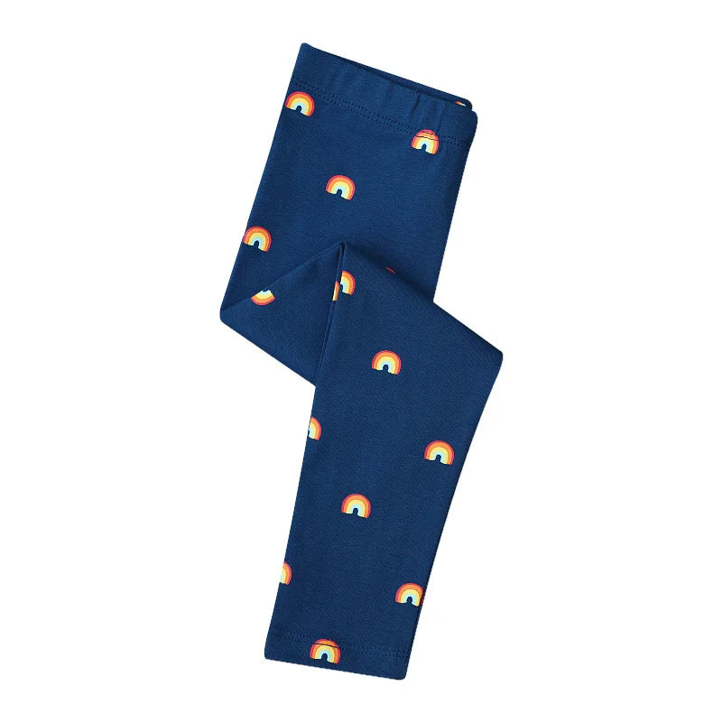 "VETEMENTS" Leggings longs pour filles (2-7 ans), broderie licorne, taille haute