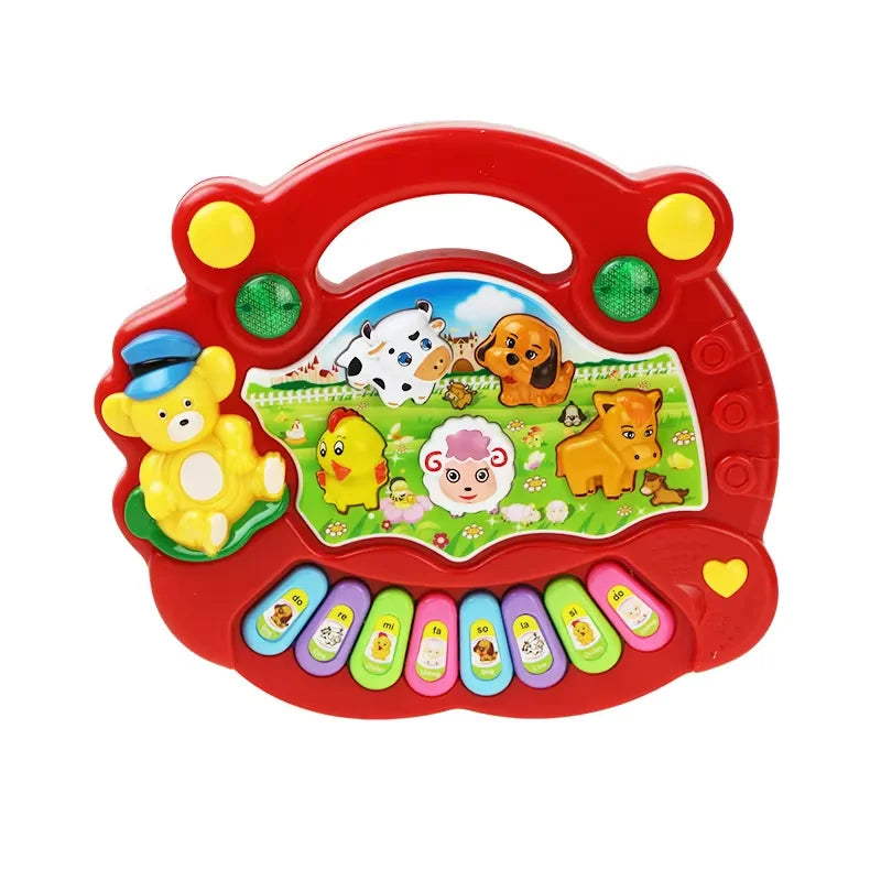 "JOUET" Jeu de piano éducatif pour enfants avec sons d'animaux, lumières clignotantes