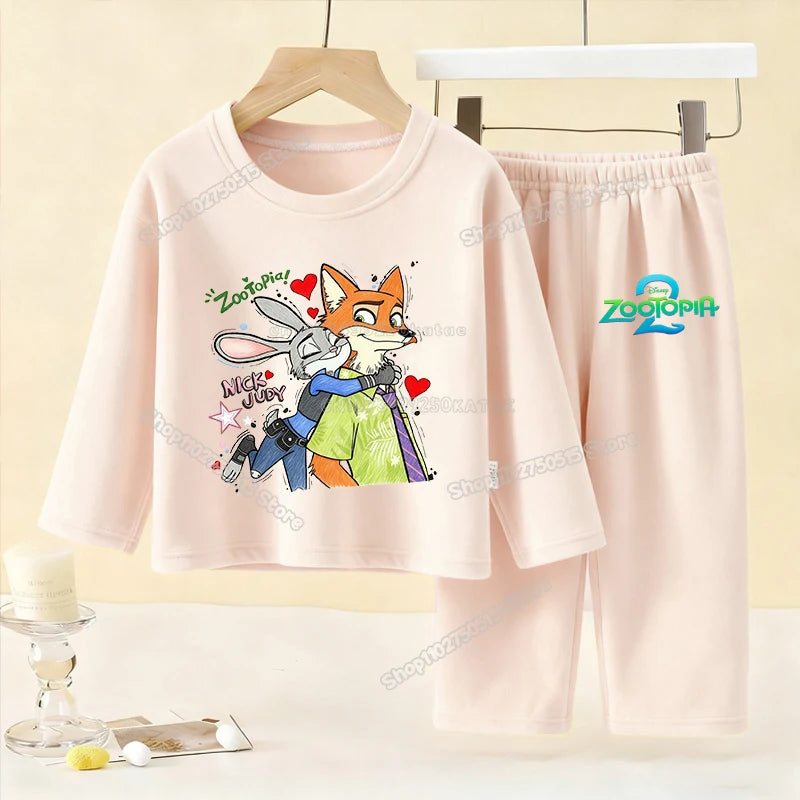 "VETEMENTS" Zootopia 2,  Pyjamas 2 pièces ensemble enfants garçons/filles