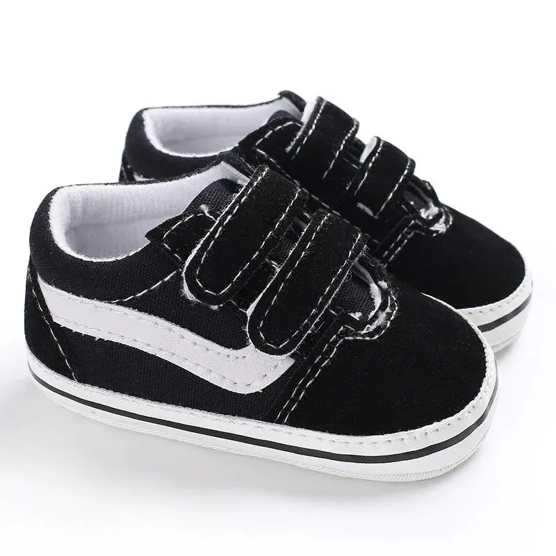 "CHAUSSURE" Baskets Classiques en Toile pour Bébé, mixte, décontractées, Souples, pour Premiers Pas