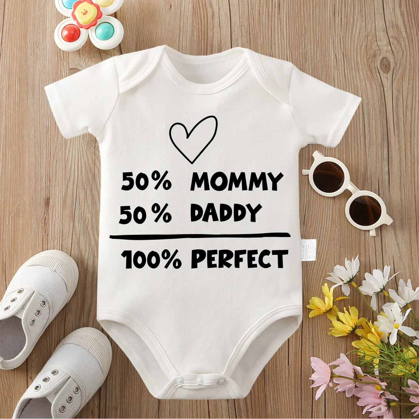 "COMBINAISON" 100% coton Onesie tissus imprimé, body confortable pour bébé 0 à 12 mois
