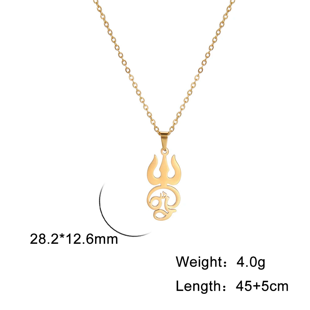 "SPECIAL RAMADAN" Lucktune-Collier pendentif Dieu arabe Allah Collier de chaîne islamique musulman en acier inoxydable pour hommes et femmes Cadeau de bijoux classiques