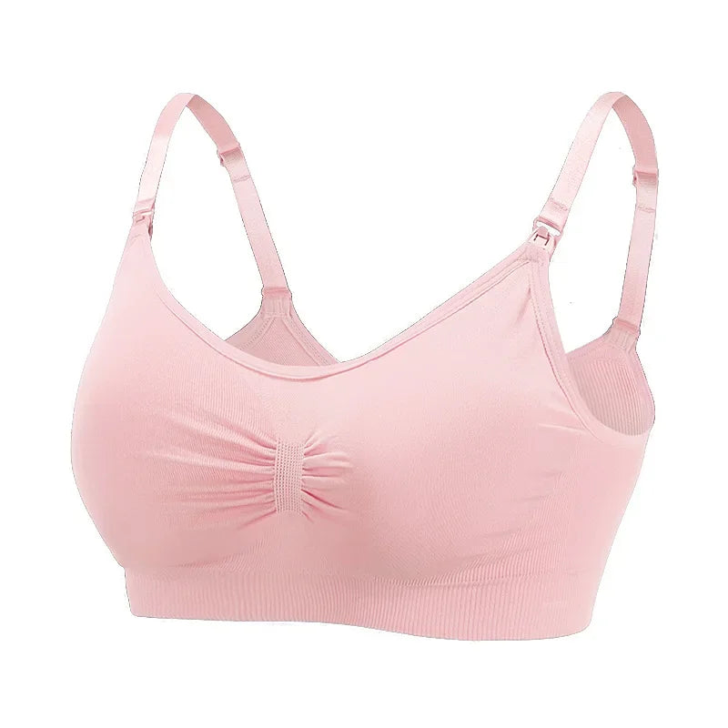 High Quality Plus Size Nursing Bra Breathable Women Breastfeeding Underwear Seamless Maternity Bra Push Up