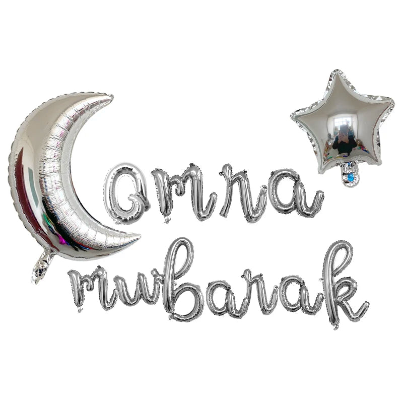 "SPECIAL RAMADAN" 1 ensemble de ballons lune étoile pour musulman EID Mubarak Festival maison bricolage décoration Ramadan Kareem enfants fête d'anniversaire Ballon Globos