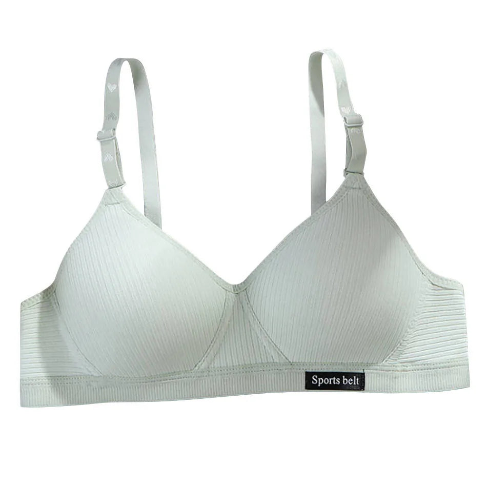 Training Bra for Developing Girls without Steel Rings Comfortable and Traceless Small Bra Pure Cotton Thin Sport Underwears