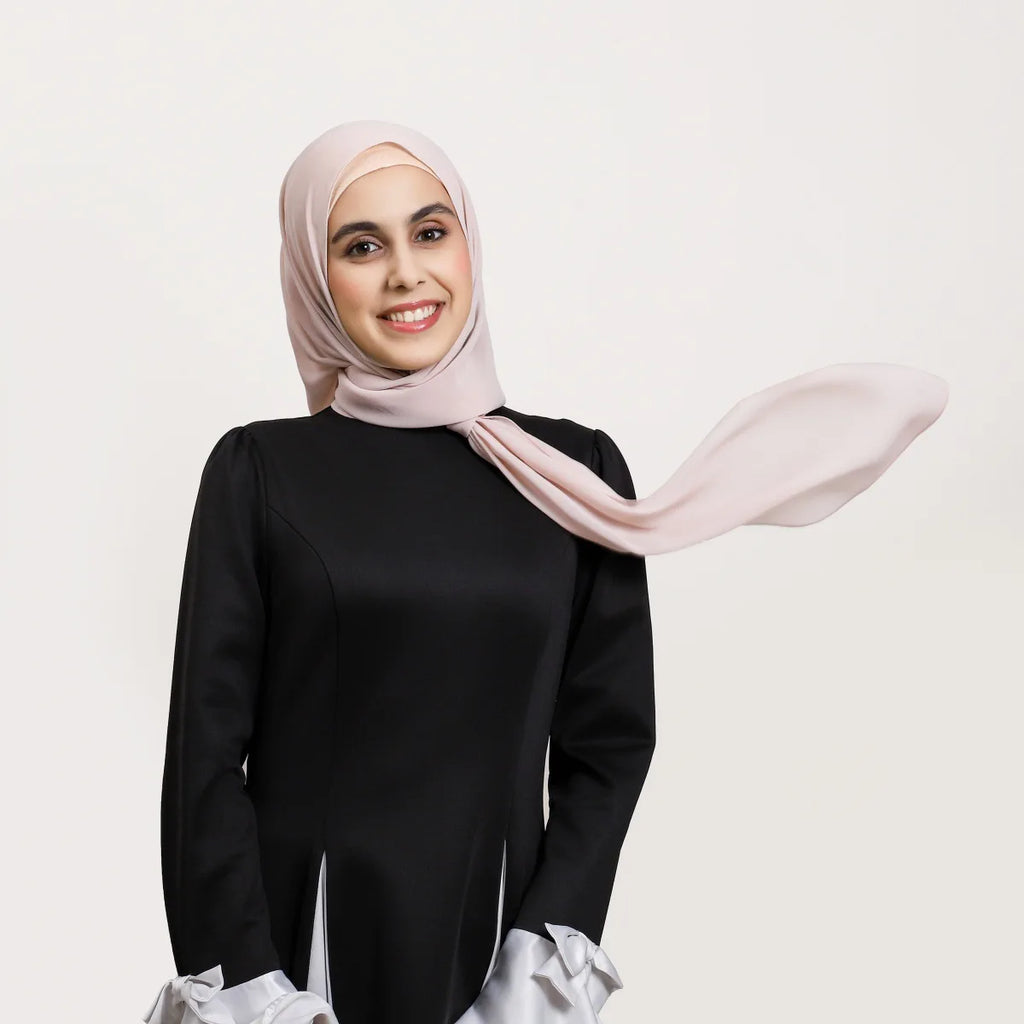"SPECIAL RAMADAN" Hijab instantané prêt à porter pour le Ramadan, avec aimants intégrés, en mousseline; Ramadan Ready to Wear Built in Magnets Instant Hijab Hood Premium Chiffon Muslim Women Headscarf Cover Solid Turban