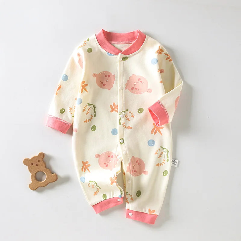 "VETEMENTS" Imprimés Mickey, combinaison confortable en coton pour bébé à manches longues
