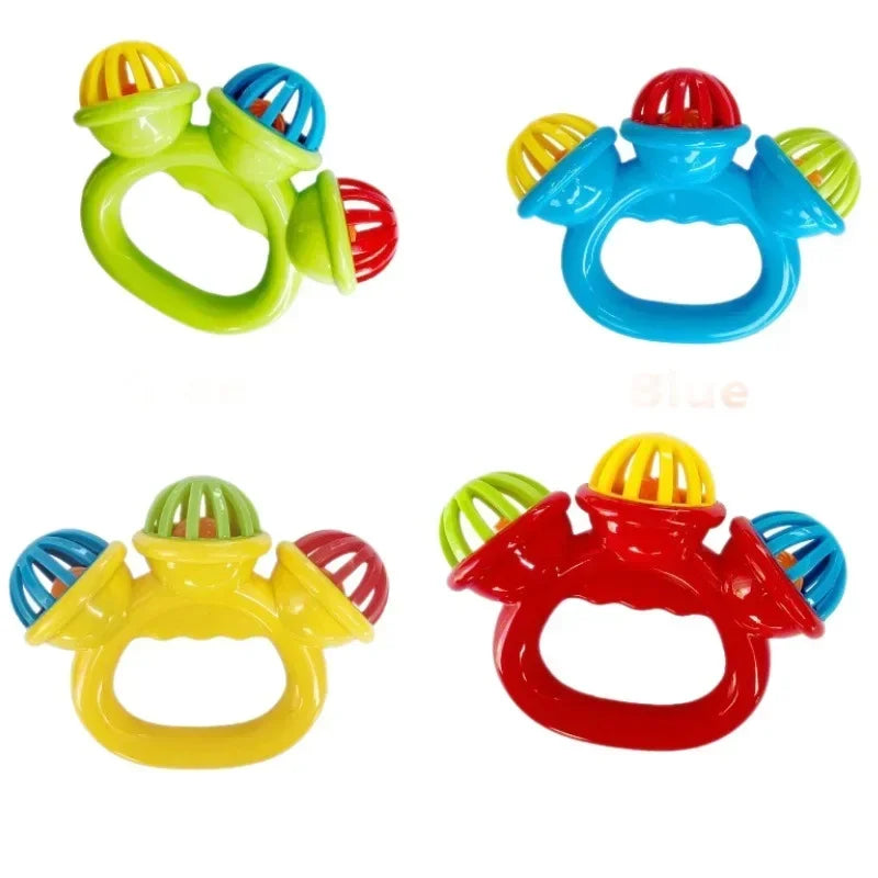 1/4PCS Newborn Hand Rattle Ball Baby Toys Grasping Hand Bell Sensory Toys Kids Safety Materials Toys for Baby Children Best Gift