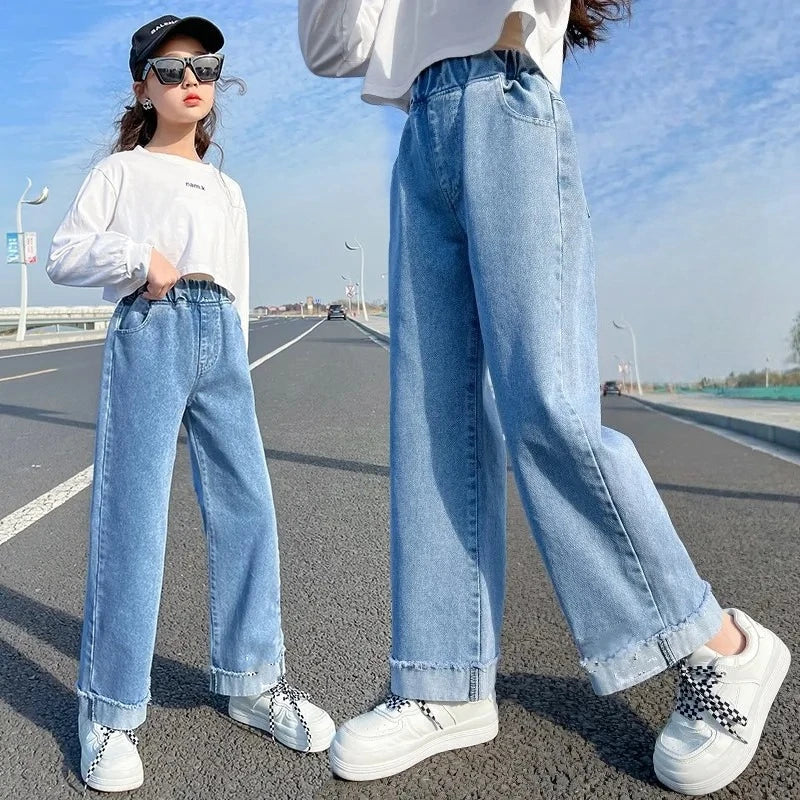 "VETEMENTS" Vêtements pour enfants, pantalons filles, jeans en Denim